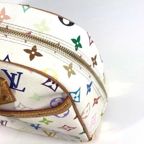 LOUIS VUITTON M92663 MonogramMulticolore Trueville Bag Hand Bag Blanc White - Picture 14 of 14